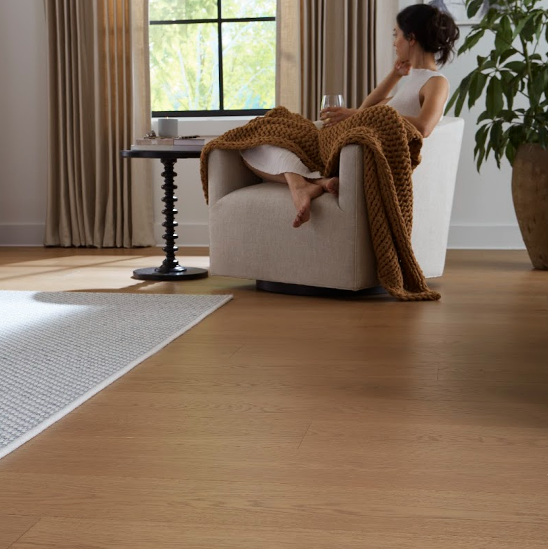 Karastan BelleLuxe Wood Flooring in a cozy home