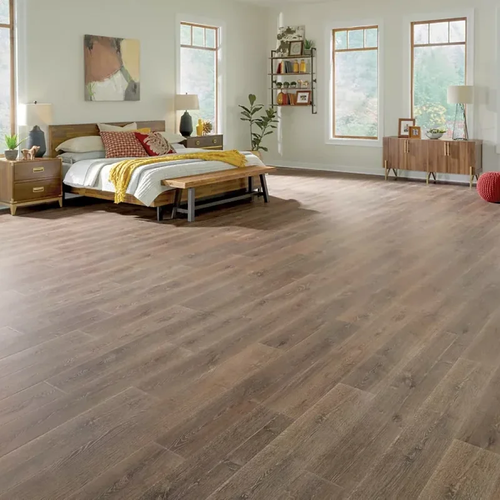 Modern bedroom with new PureTech floors